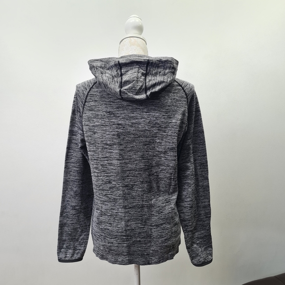 Betabrand x MPG Quarter Zip Hoodie Pullover Dark Grey/ Black Size M/L - Picture 13 of 16